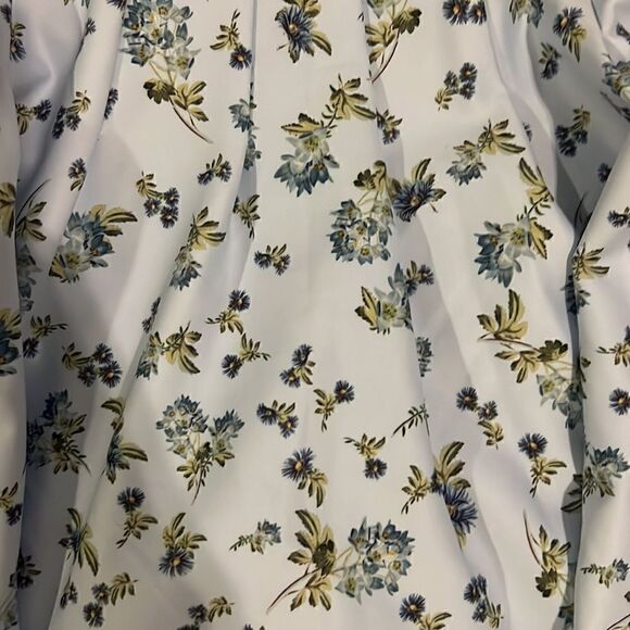 Super Cute Two Piece Tennis Skirt Set - AQUA - Floral Set NEW Size Small - Picture 5 of 8